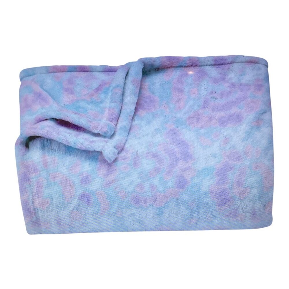 The Big One Oversized Supersoft Tye Dye Plush Throw Blanket 60" X 72" New